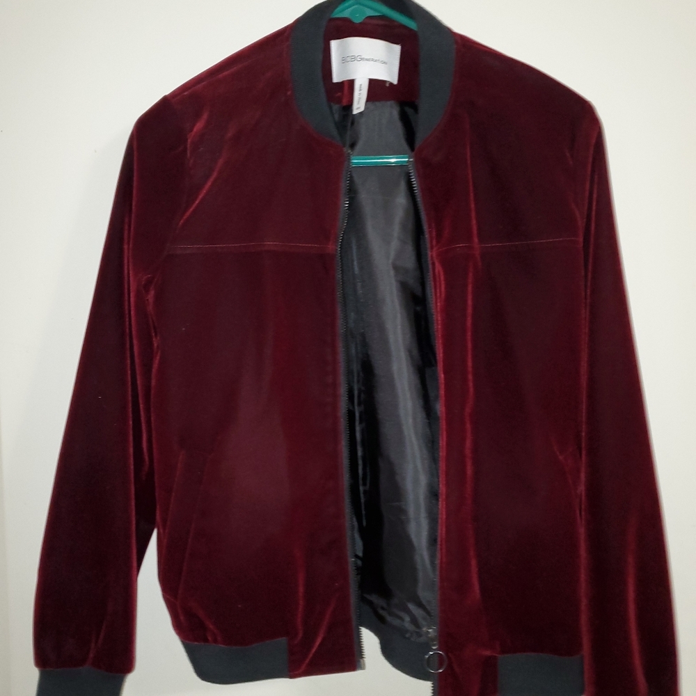 Women's BCBGeneration Velvet bomber jacket